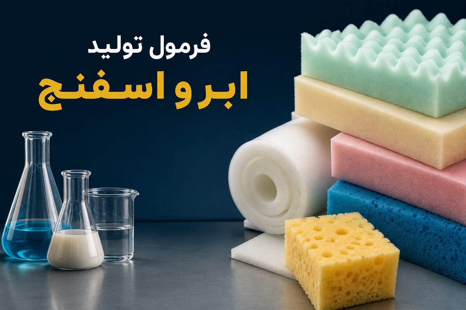 فرمول تولید ابر و اسفنج